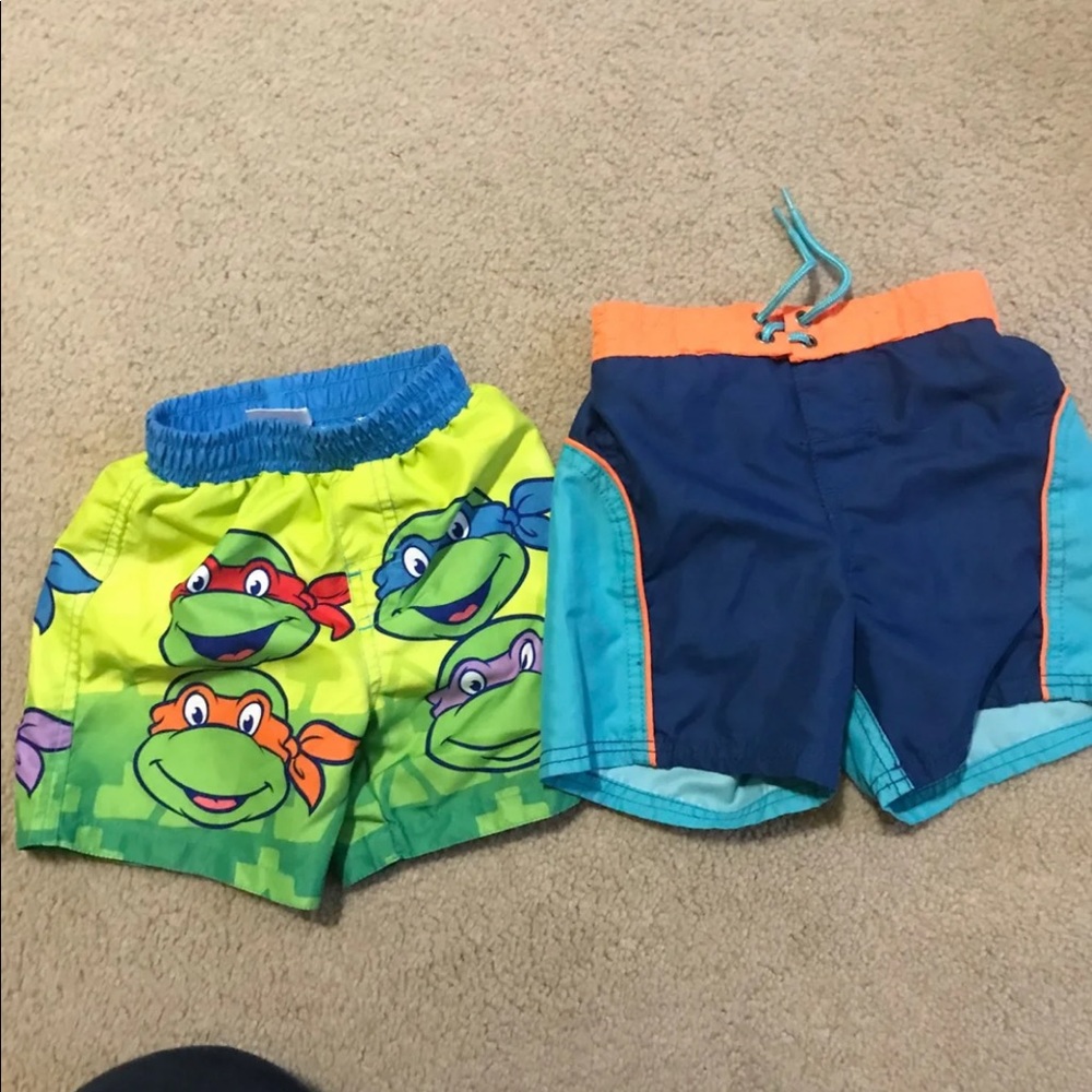 Toddler boy swim shorts bundle